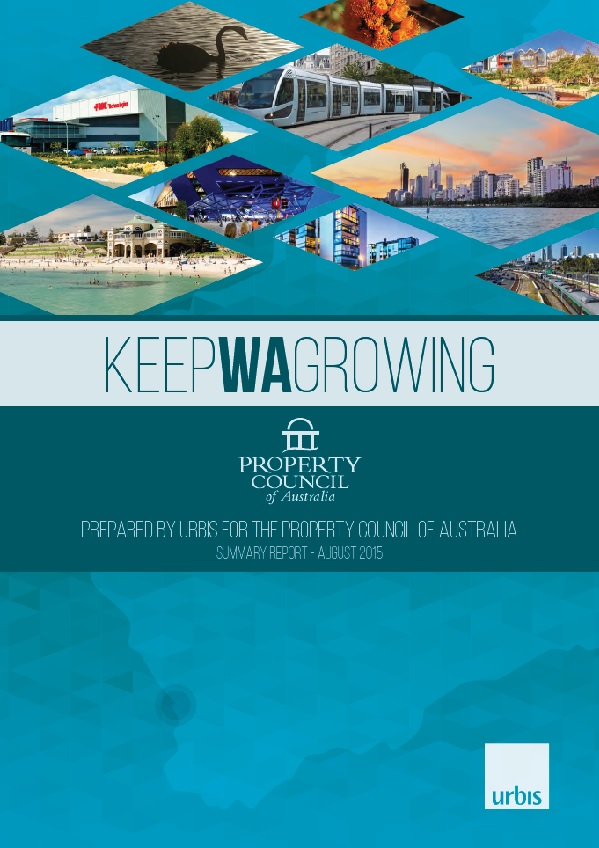 Keep WA Growing Report cover