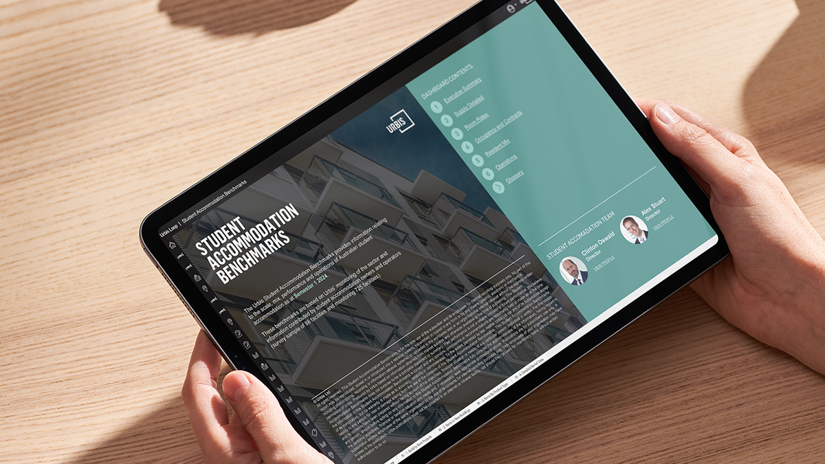 Urbis Digital Products Student Accommodation Benchmarks Hero 3