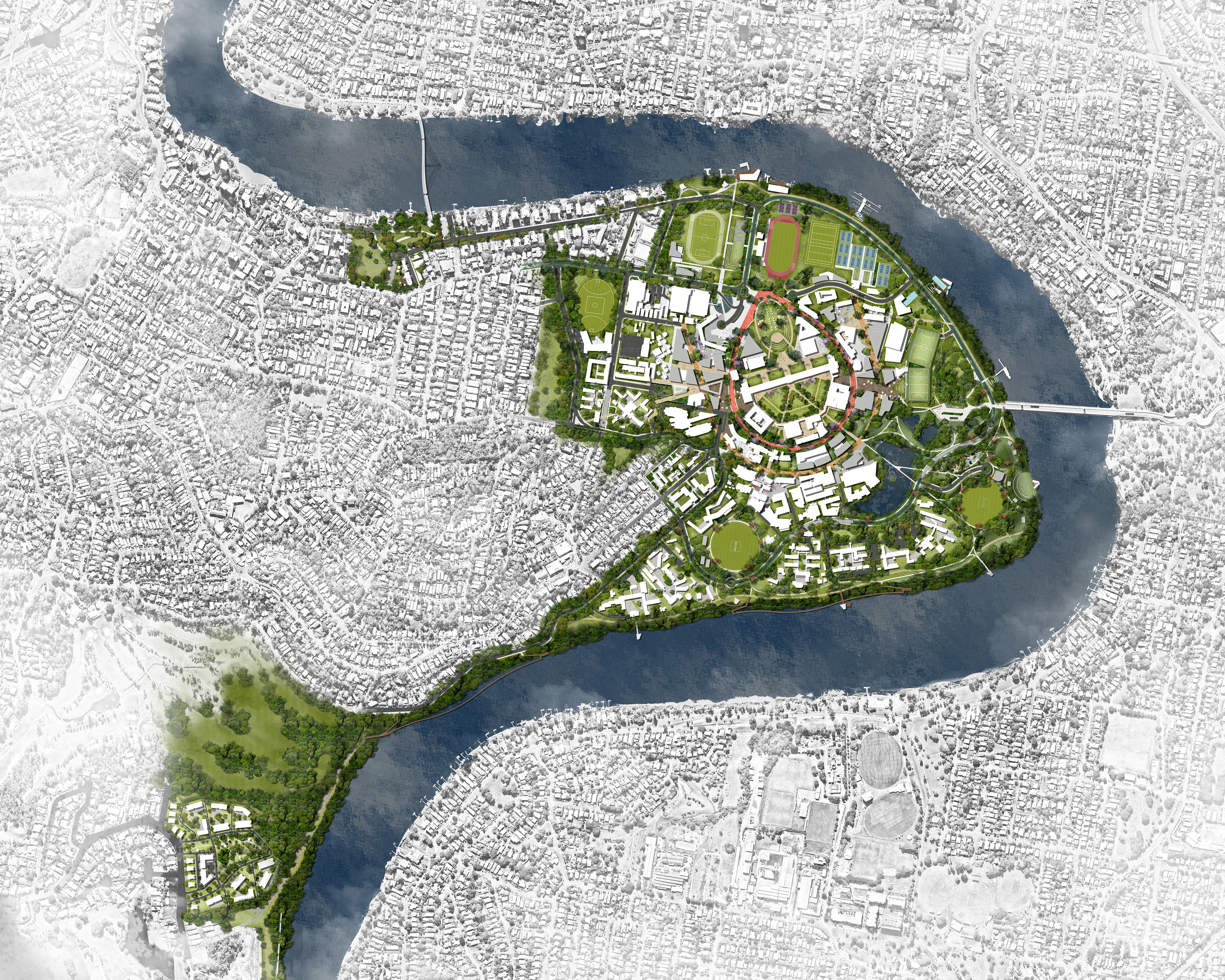 QLD UQ St Lucia Campus Master Plan