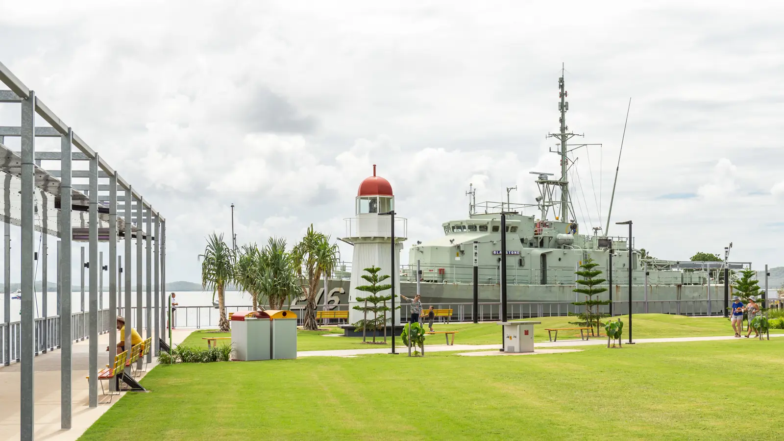 14. Lighthouse And HMAS William Debois