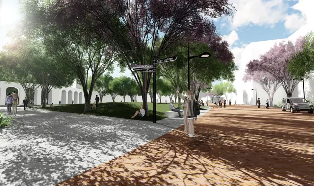 QLD UQ St Lucia Campus Master Plan View