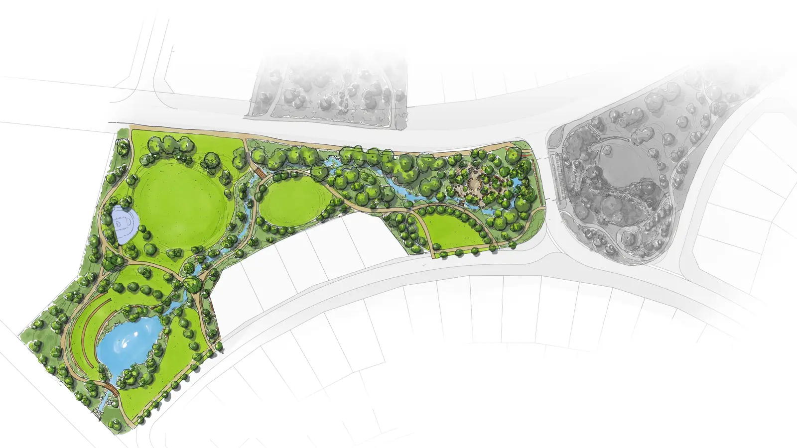 PR 45 PA0951 Rosehill Estate POS Plan Hole 1 Par 4 West