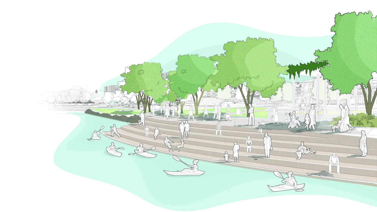 QLD Future South Bank Rivers Edge