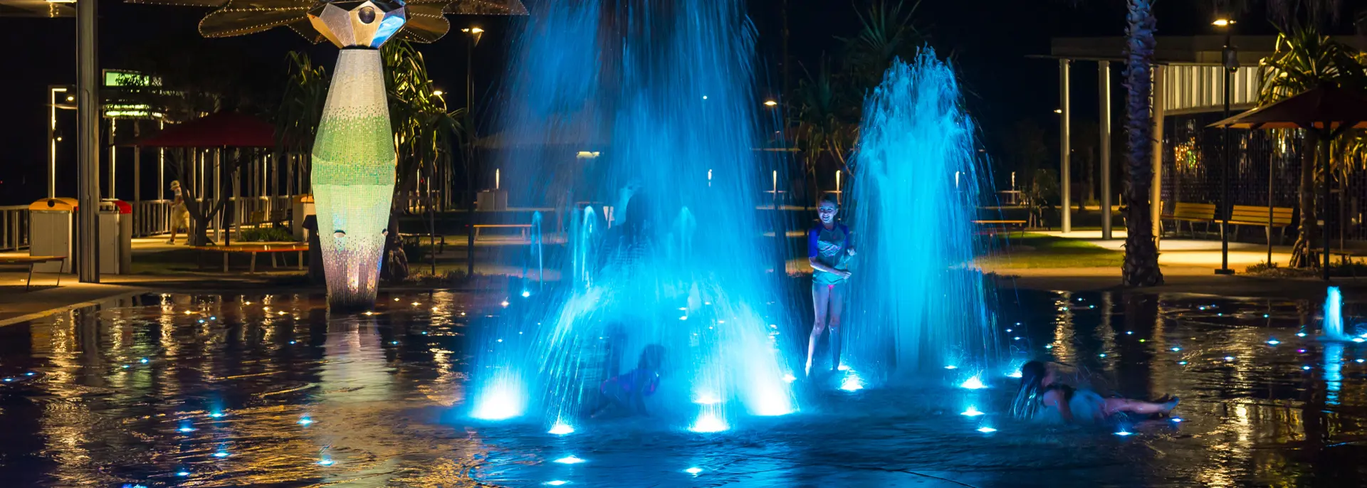 7. Water Play At Night William Debois